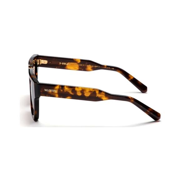 New! Valentino V GOLD I VLS 162B, Tortoise Shell Sunglasses, Authentic main image 7